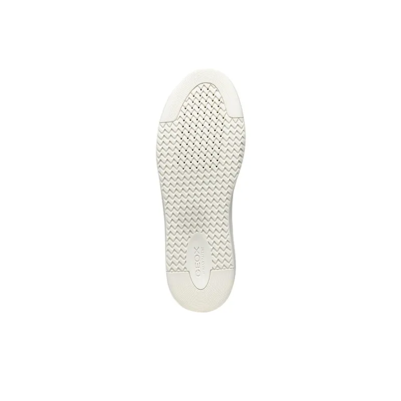 GEOX Zackerty Wear-Resistant Low-Top Skateboard Shoes Men's White-7