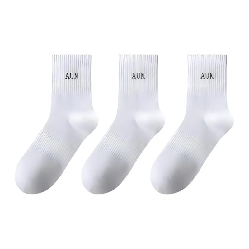 AUN Unisex Mid-Calf Socks-0