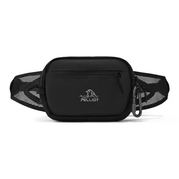PELLIOT Polyamide Sling Bag Regular Unisex Obsidian Black/Obsidian Black Agate Gold