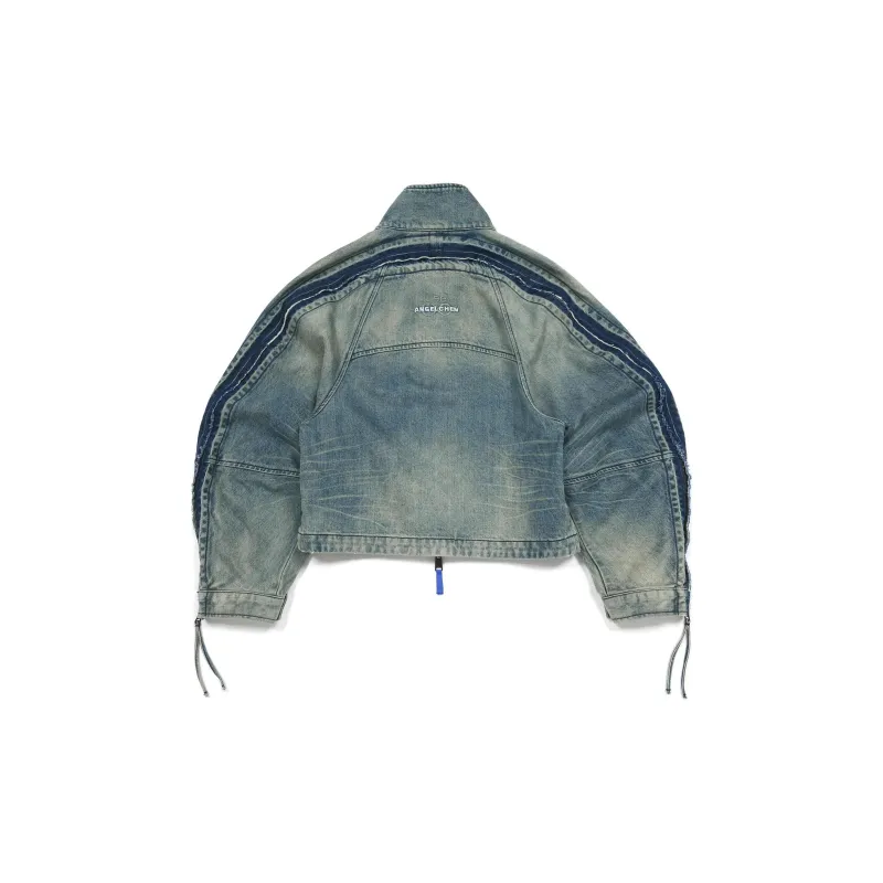Angel Chen X Lee ANGEL CHEN Collaboration Denim Jackets Women's Blue-1
