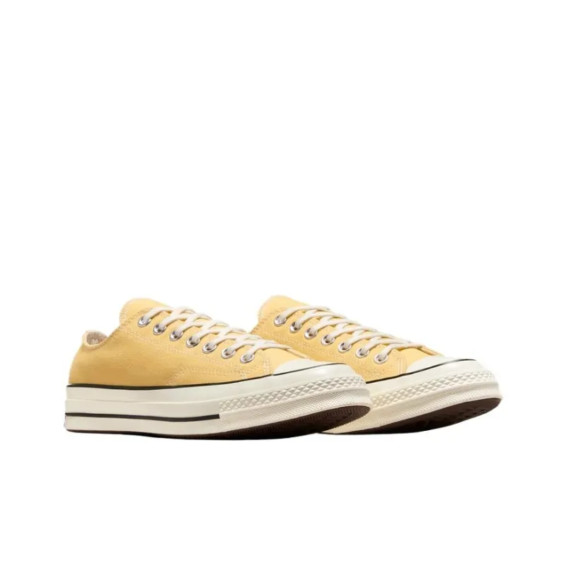 Converse 1970s Abrasion Resistant Low Top Skateboard Shoes Unisex Fallen Leaves Yellow-2