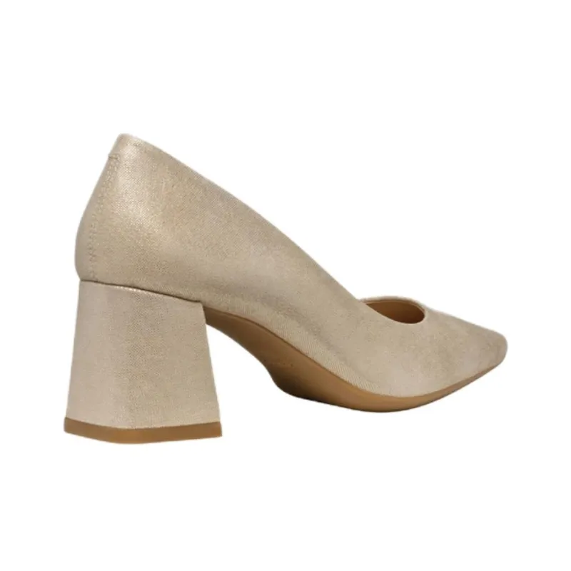 GEOX Giselda Chunky Heel High Heels 6.5cm Women's Light Gold-4