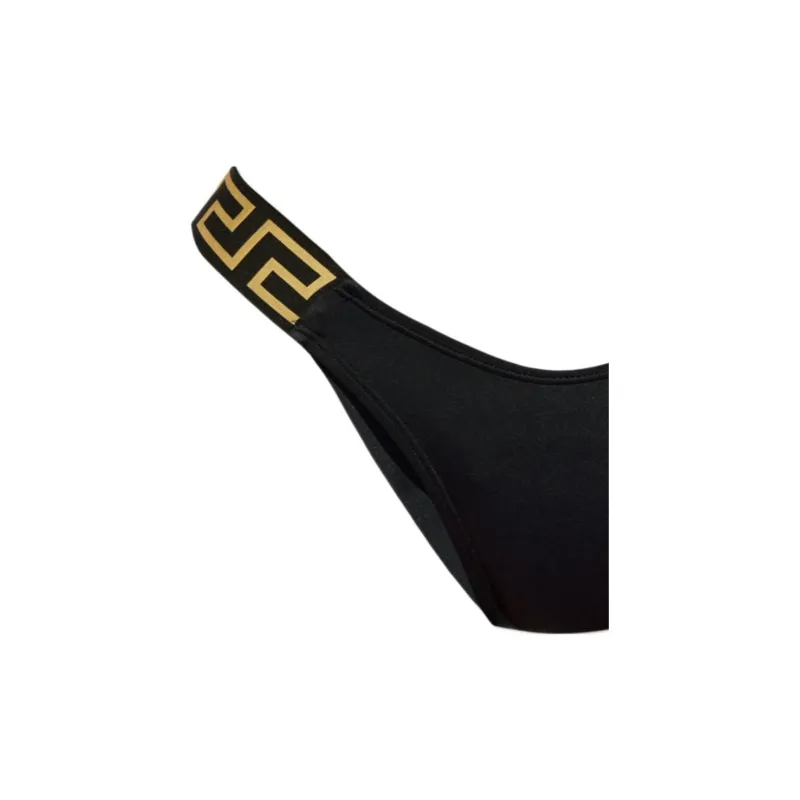 VERSACE Logo Band Swimsuit Bottoms-1