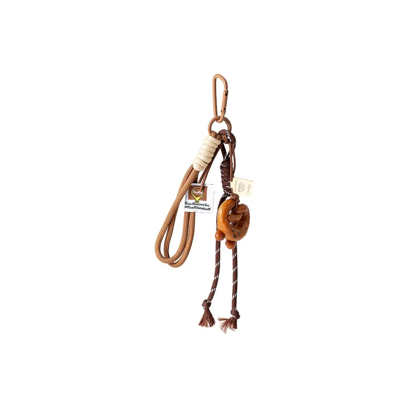 Vigno Polyester Charm Medium Size Unisex Brown-20