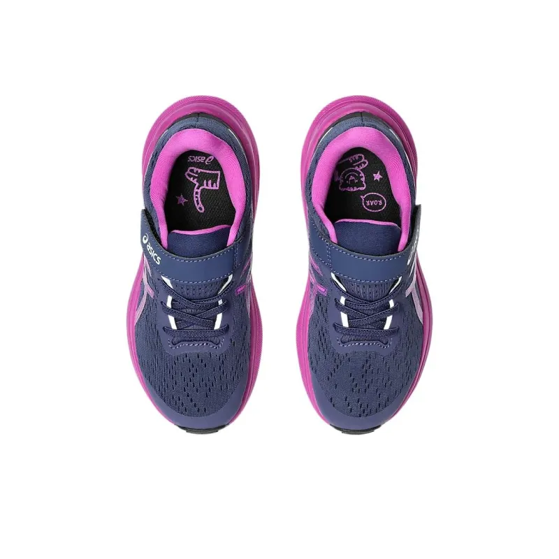 Asics GT-1000 13 Anti-Kick Anti-Slip And Wear-Resistant Low-Top Kids' Running Shoes Indigo/Deep Red Kids'-5