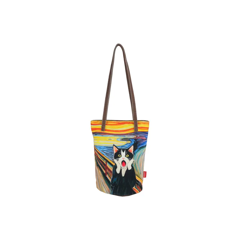 YUANTUZHE Short-Pile Twill Technical Fabric Shoulder Bag Women's Multicolor-5