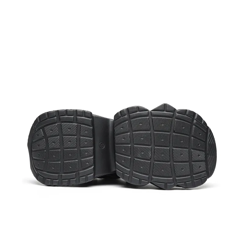 MVA Low Top Chunky Sneakers Unisex Flashing Black-4