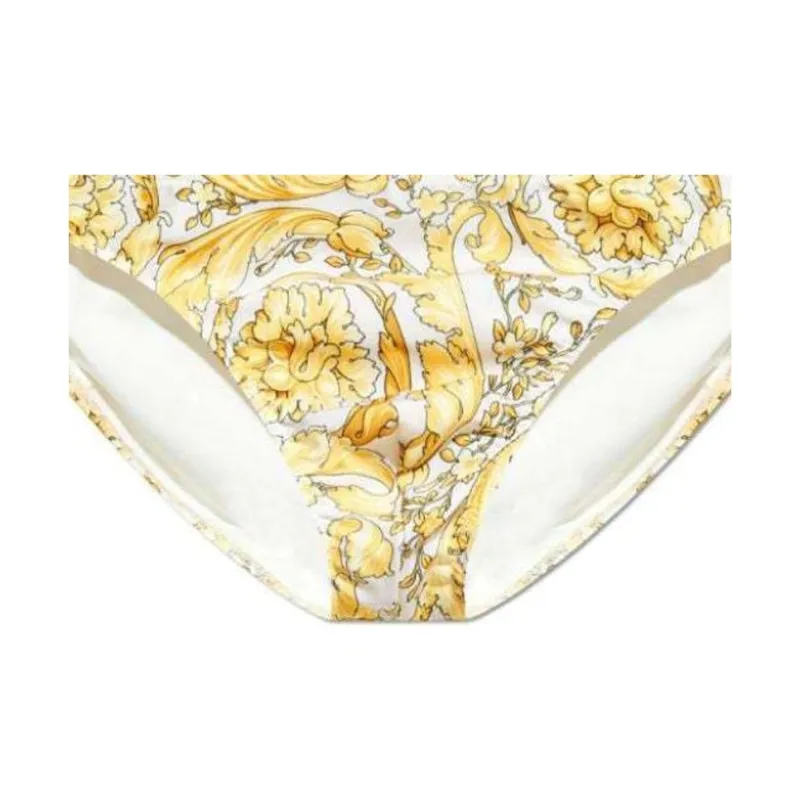 VERSACE SS24 Swimming Shorts Men's Yellow-2
