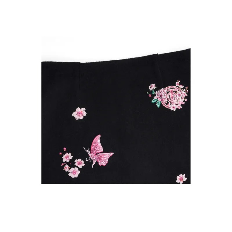 TCH Casual Short Skirts Women's Black-2