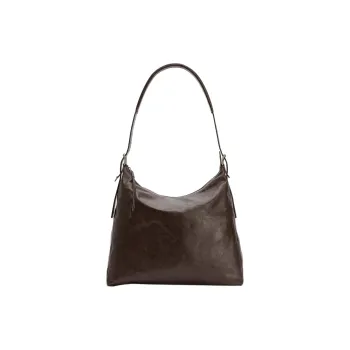 Lemaire Calfskin Hobo Bag Shoulder Bag Women's Dark Brown