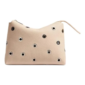 KHAITE Litchi Grain Calfskin Clutch Women's Deep Ivory
