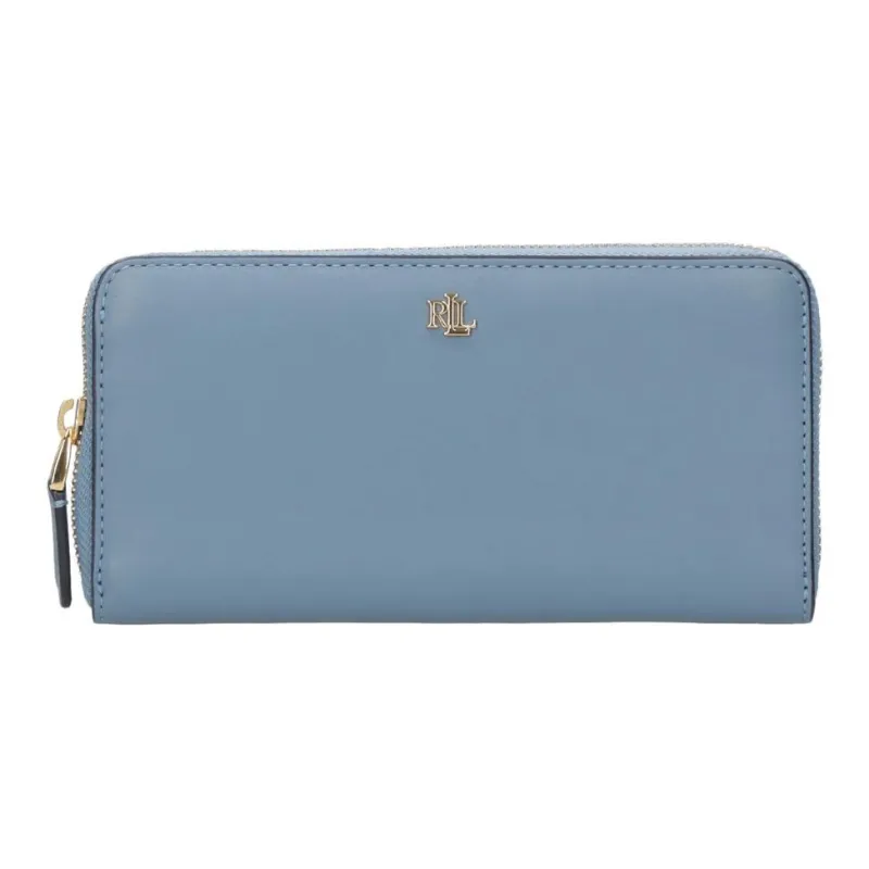 Ralph Lauren Leather Wallet Women's Blue-0