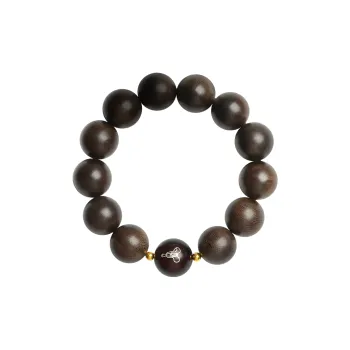 Moon Seal Hundred Rivers Fragrance Agarwood Precious Wood Bracelets Unisex