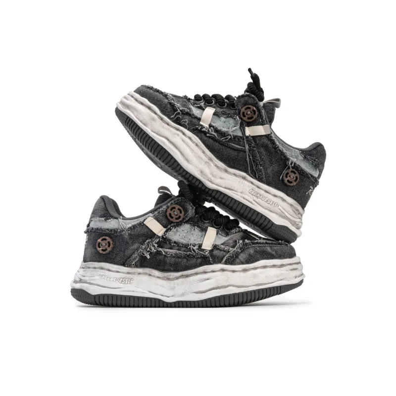 RELAXURSELF Anti-Slip And Wear-Resistant Height Increasing Low-Top Skateboard Shoes Unisex Gift Box Set-3