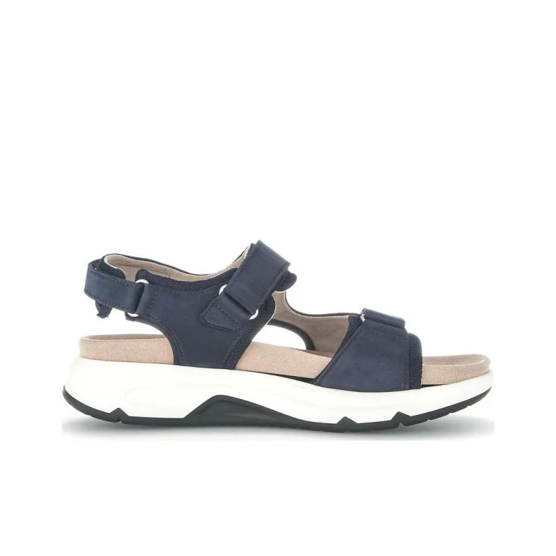 Gabor Rollingsoft Beach Sandals Women's Blue-1