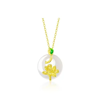 KINGFOCUS Chalcedony Collarbone Chain Confession Must Have Gift Item Women's