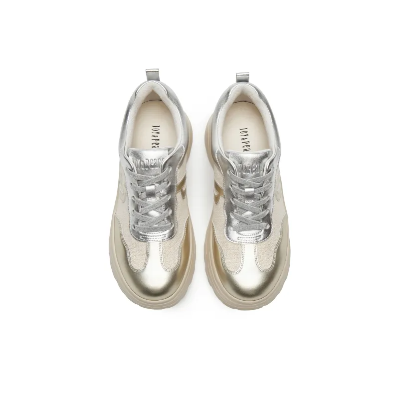 Joypeace Midsummer Light Years Low Top Casual Shoes Women's Gold-2