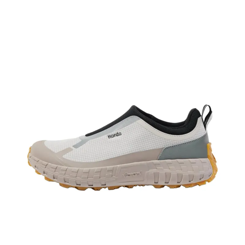 NORDA Anti Slip Wear Resistant Low Top Hiking Shoes Women's Greige-0
