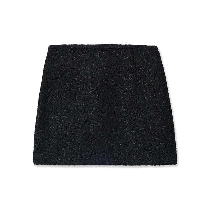 MICHAEL KORS Metallic Tweed Mini Skirt-1