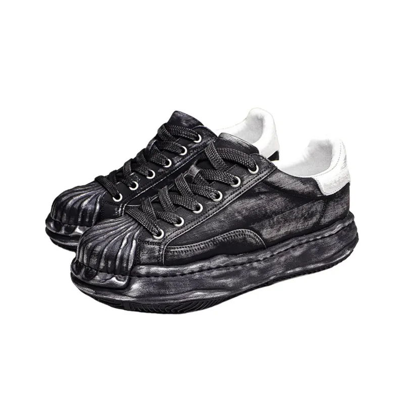 Year By Year Height Increasing Low Top Skateboard Shoes Men's-1