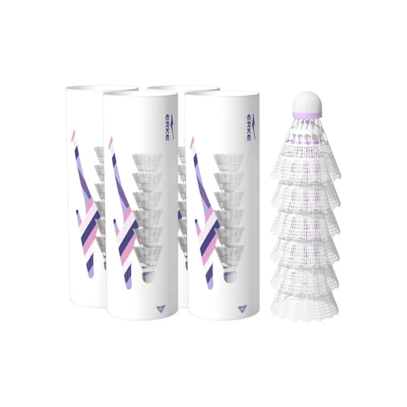 Erke 12 Pack 3 Pack 6 Pack Nylon Training Specific Shuttlecocks-4