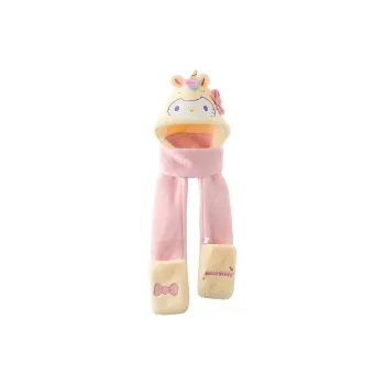 Sanrio Hello Kitty Polyester Hoods & Plush Hats Unisex