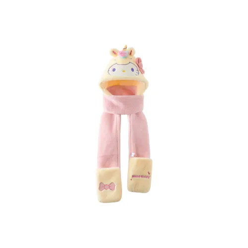 Sanrio Hello Kitty Polyester Hoods & Plush Hats Unisex