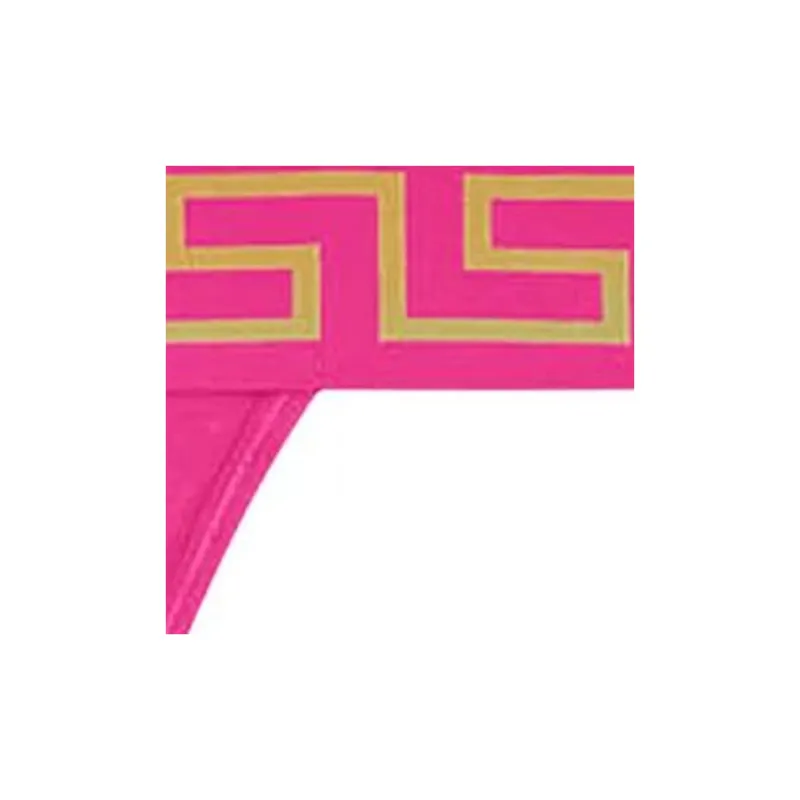 VERSACE Greca Border Thong 'Fuchsia'-4