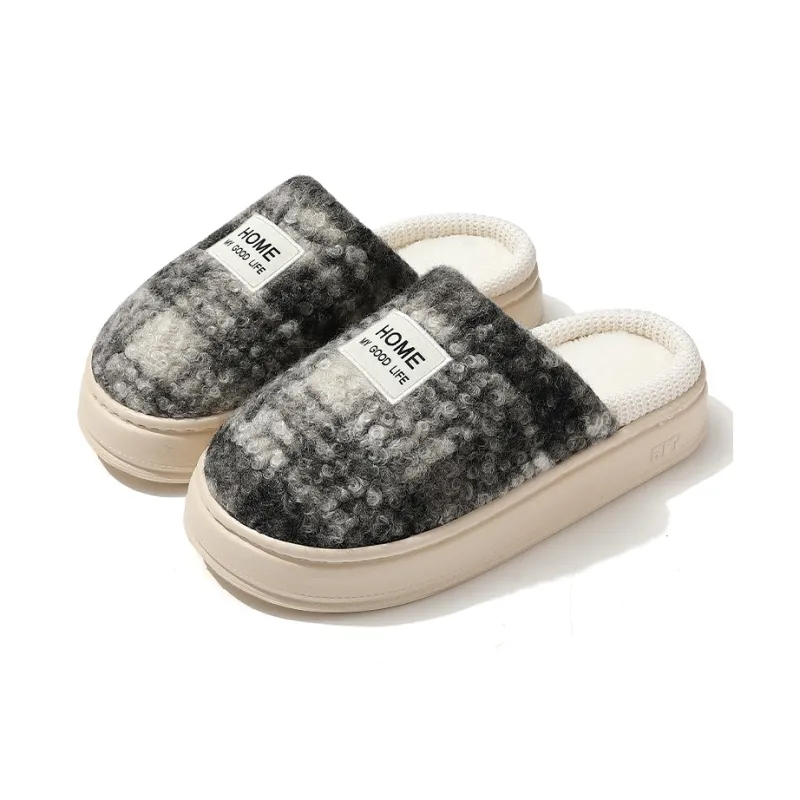 KUUJOO Fuzzy Slippers For Winter-9