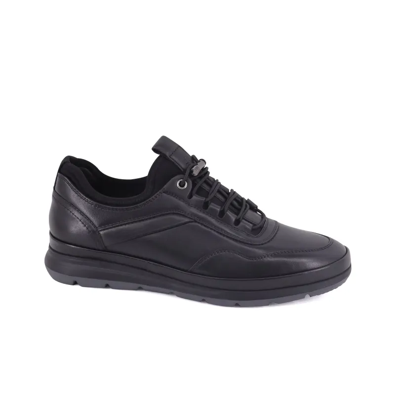 TRANOI Thermal Coverage Low Top Casual Shoes Men's Black-1