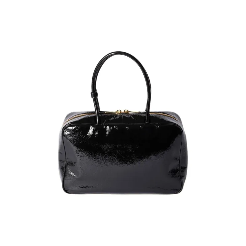 MIU MIU Sheepskin Handbag Women's Black-2