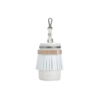 FILA PU Polyurethane Small Ball Bag Clutch Regular Women's White