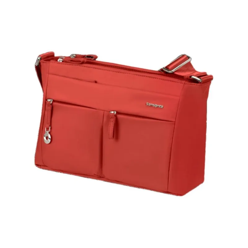 SAMSONITE Nylon Shoulder Bag Women's Coral Red-1