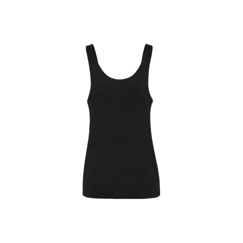 FENDI Logo Plaque Ribbon Detailed Tank Top-1