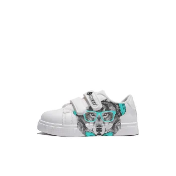 TONYBEAR Low Top Kids' Skateboarding Shoes White Kids'