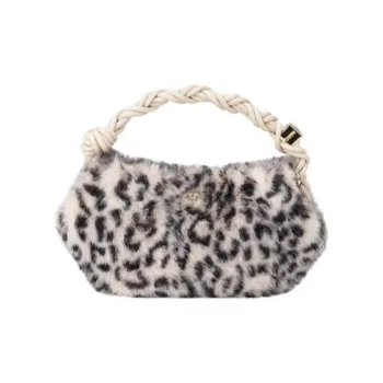 GANNI Fabric Crossbody Handbags Mini Women's Leopard Print