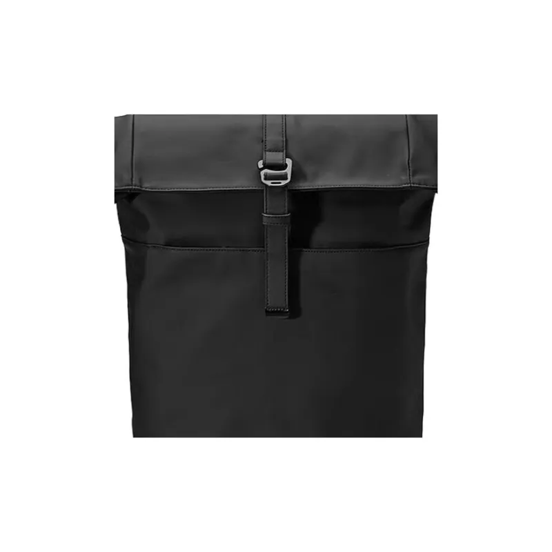 Skechers PU With Artificial Leather Backpack Regular Unisex Carbon Black-3