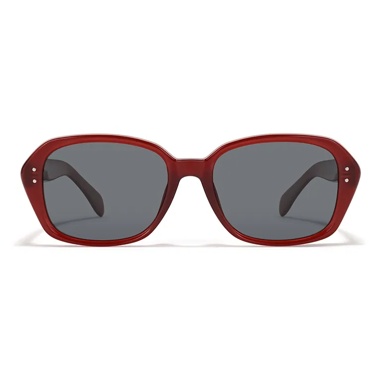 Sagawa TR/Memory Plastic Square Sunglasses Unisex-5