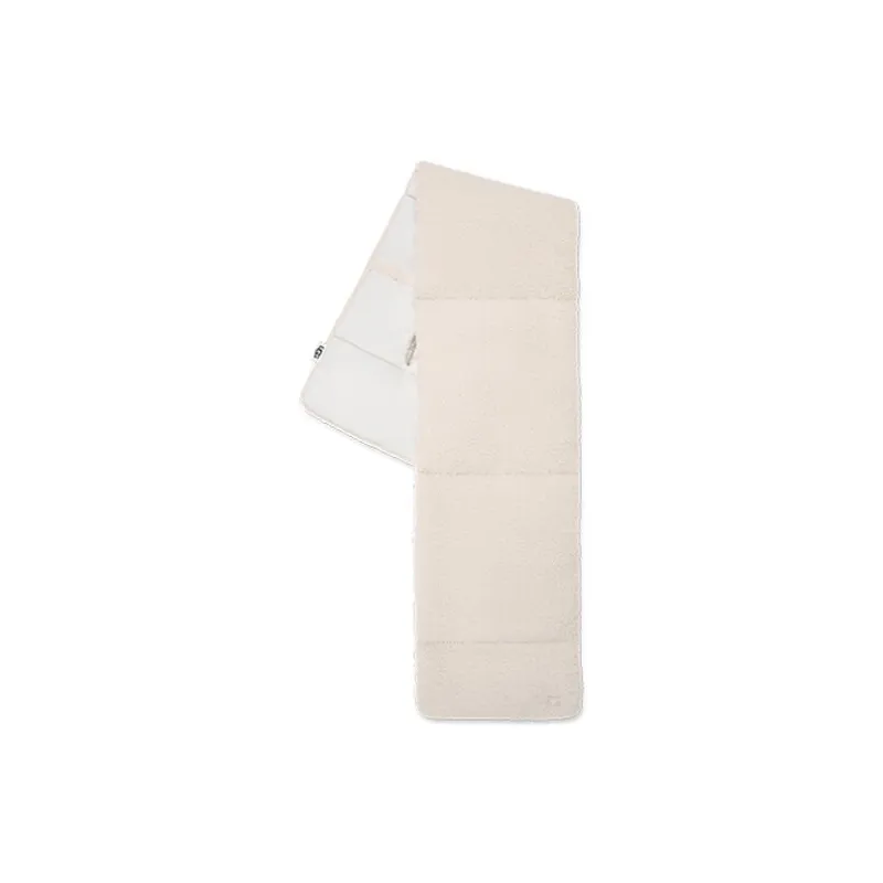UGG Recycled Nylon, Polyester, Flannelette, Recycled Polyester Scarves Unisex White-2