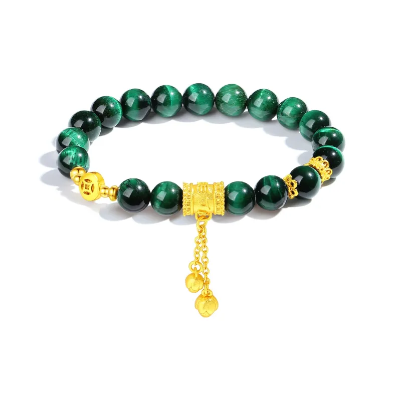PUTUOSHANWENCHUANG Tiger's Eye Stone Bracelets Unisex-1