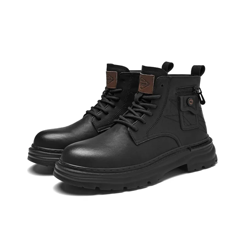 HLA Martin Boots Men Black, Brown-1