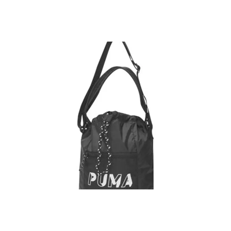 PUMA Fabric Bucket Bag Crossbody Bag Shoulder Bag Small Size Women's Black-2