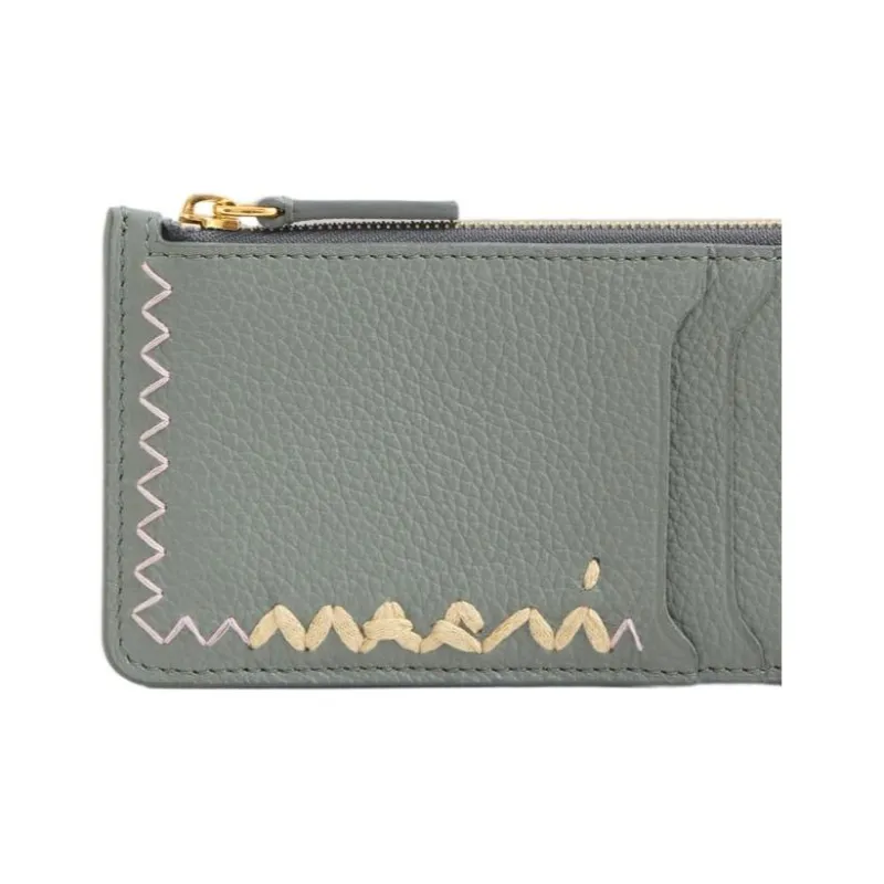 MARNI Logo Embroidered Card Holder-2