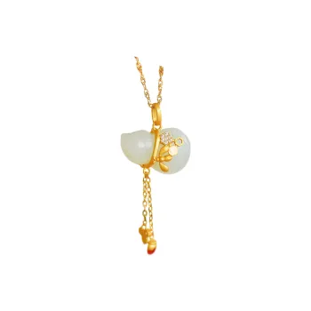 Jade Ink Love Chinese Fashion Trend Chinese Style White Jade Women's
