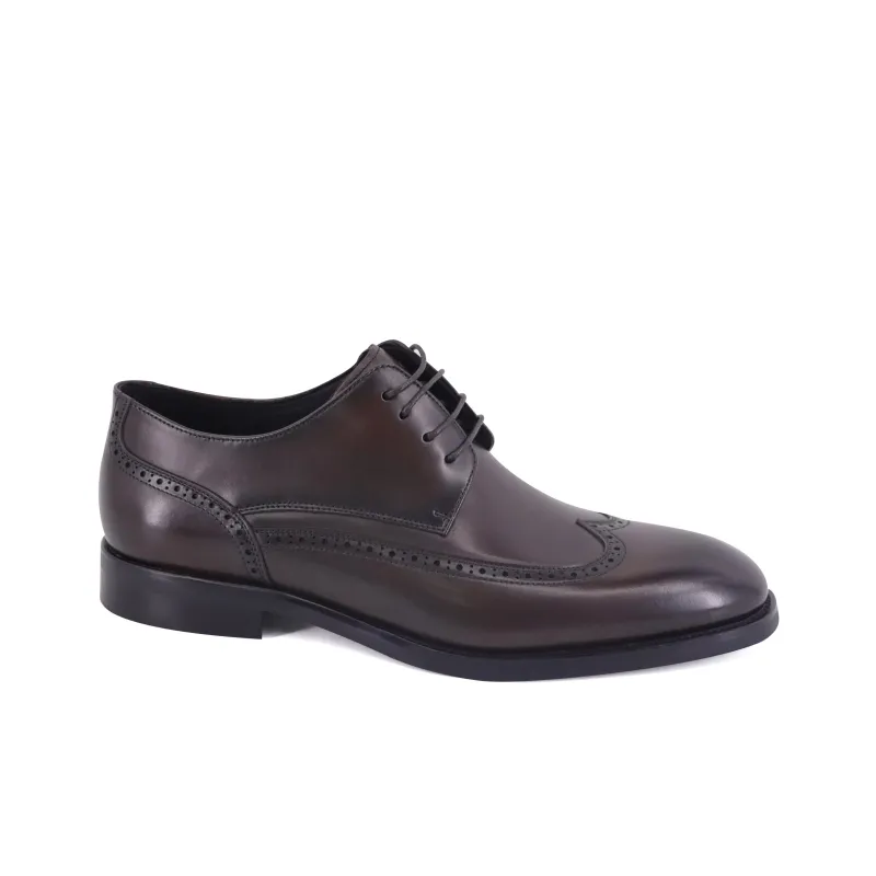 TRANOI Dress Shoes Men's Dark Brown-1