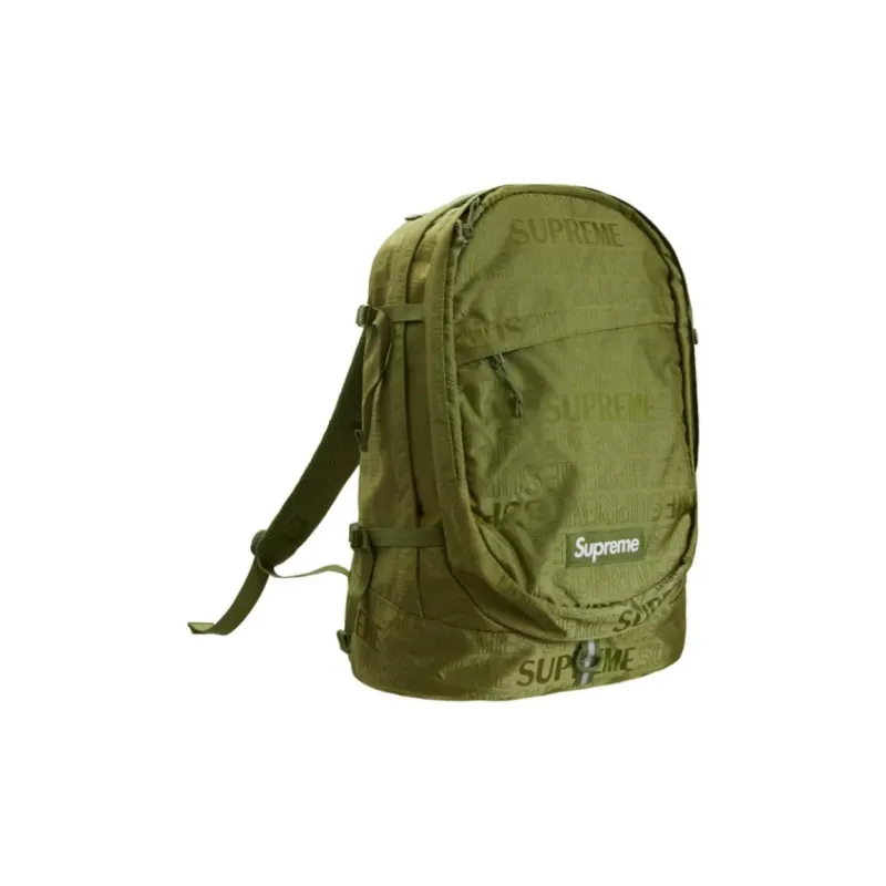 Supreme SS19 Nylon Backpack Regular Unisex Olive Green-2