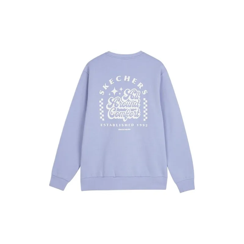 Skechers Sweatshirt Unisex Sweet Lavender-1