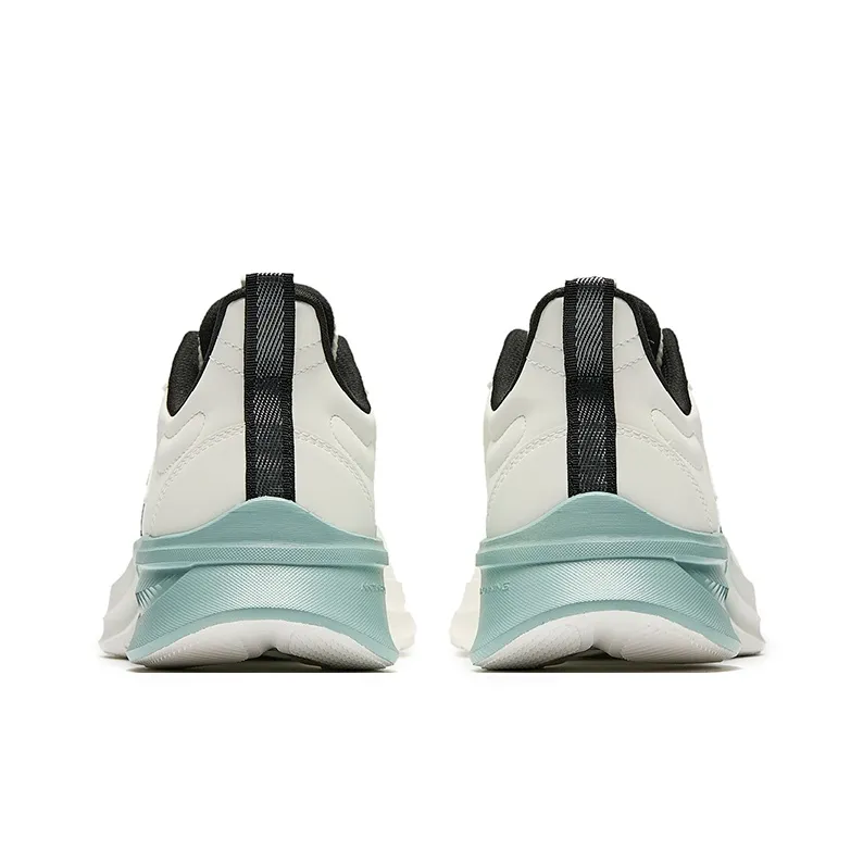 Anta Hydrogen Run Anti-Slip Wear-Resistant Low-Top Running Shoes Men's White Black-6