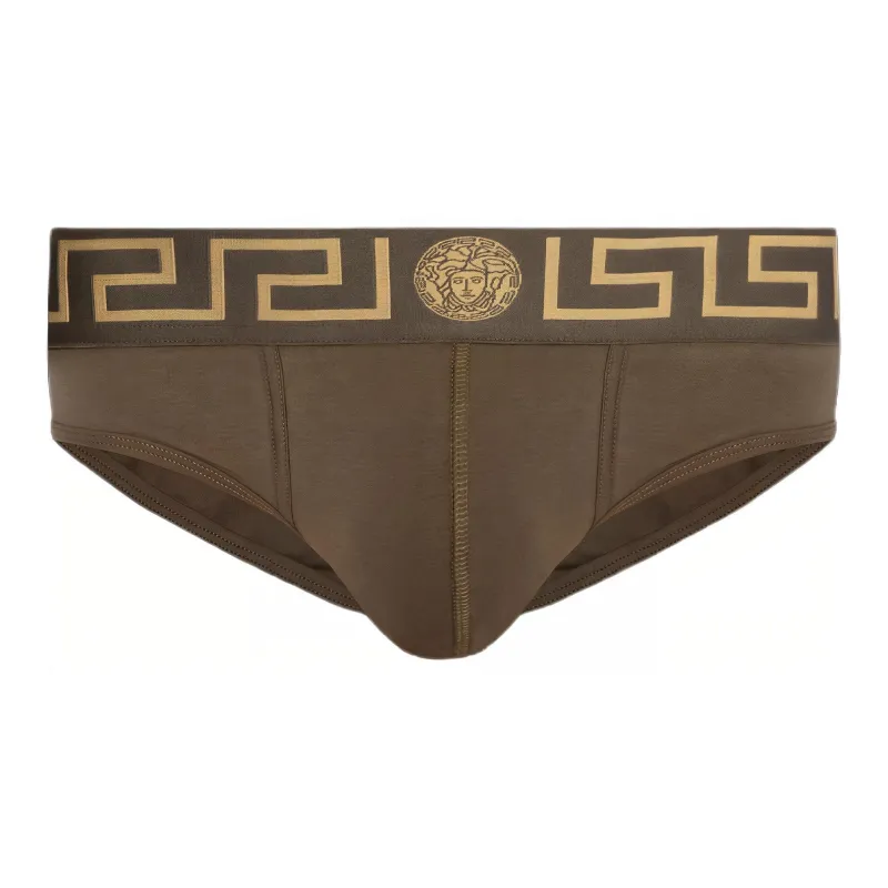 VERSACE Greca Border Stretched Briefs-0