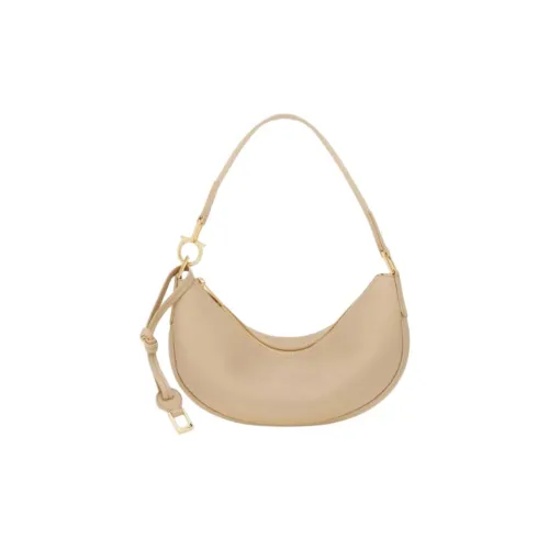 FERRAGAMO Calfskin Handbag Extra Small Women's Beige